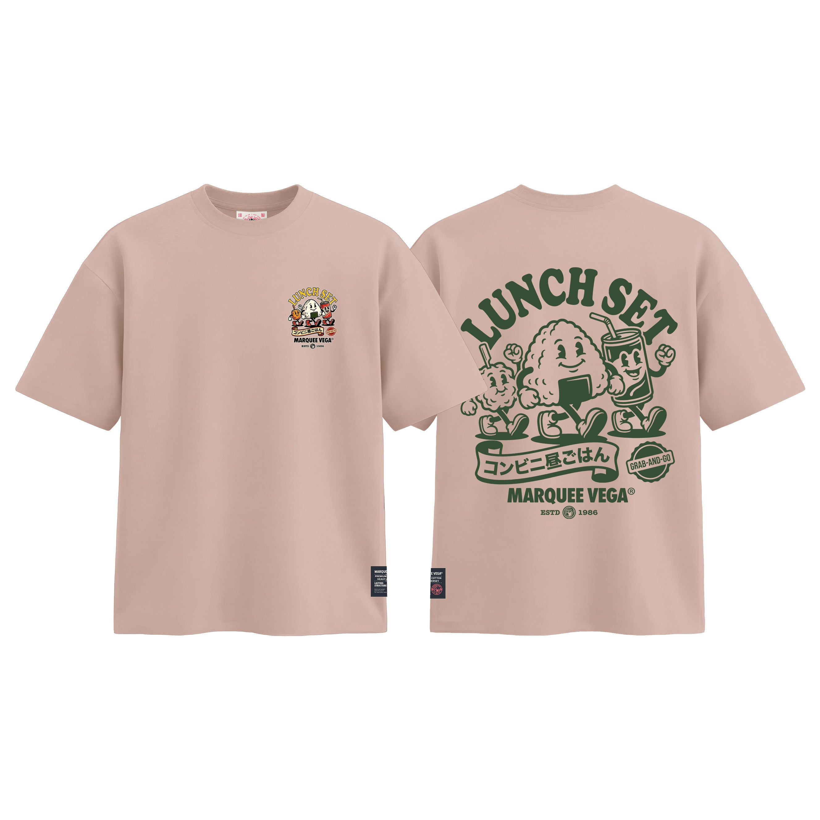 MVTUK20260109_T07 Lunch Set - Grab-and-Go graphic tee colour image by Marquee Vega.