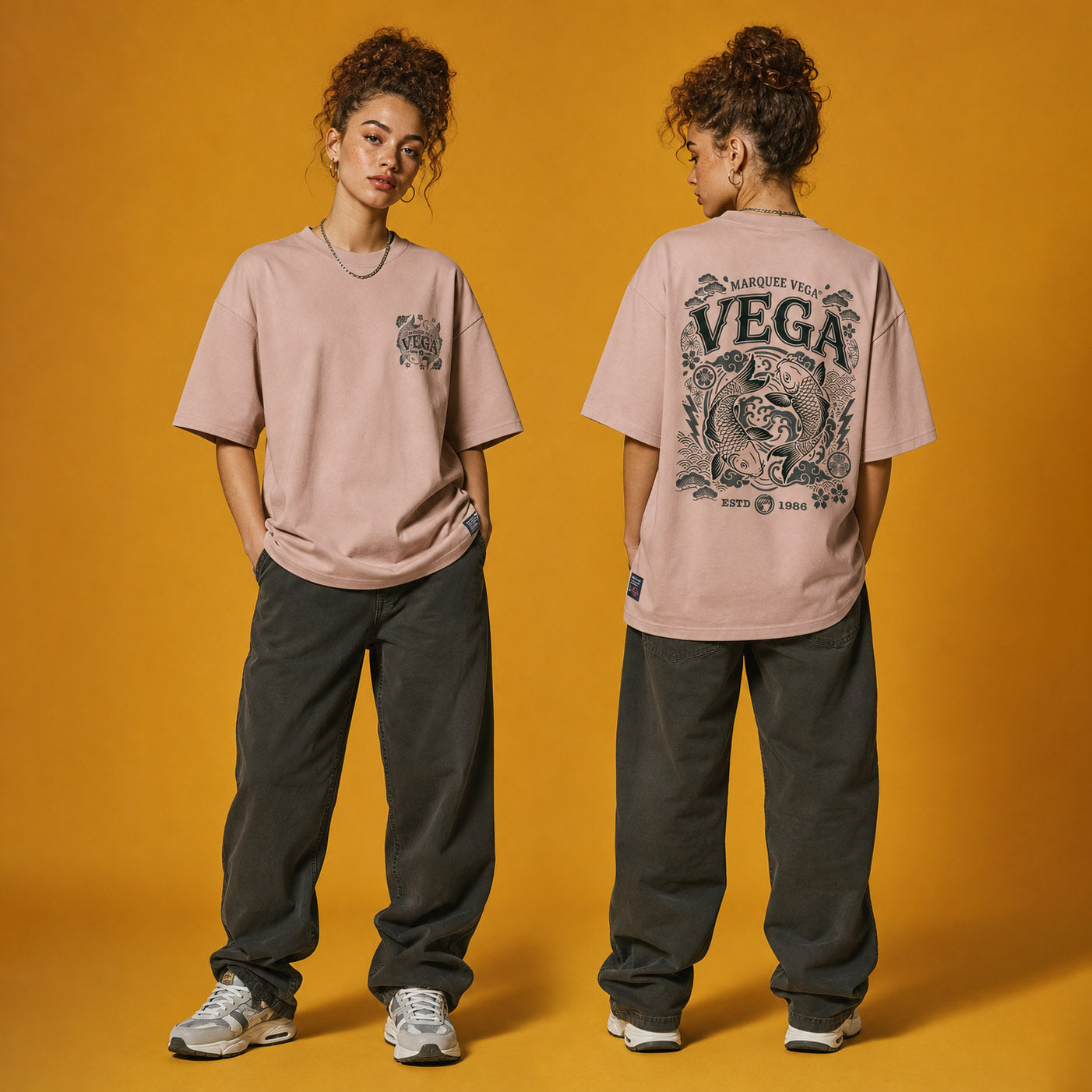 MVTUK20260408-img04 Vega Koi - Japanese Wave Graphic graphic tee colour image by Marquee Vega.