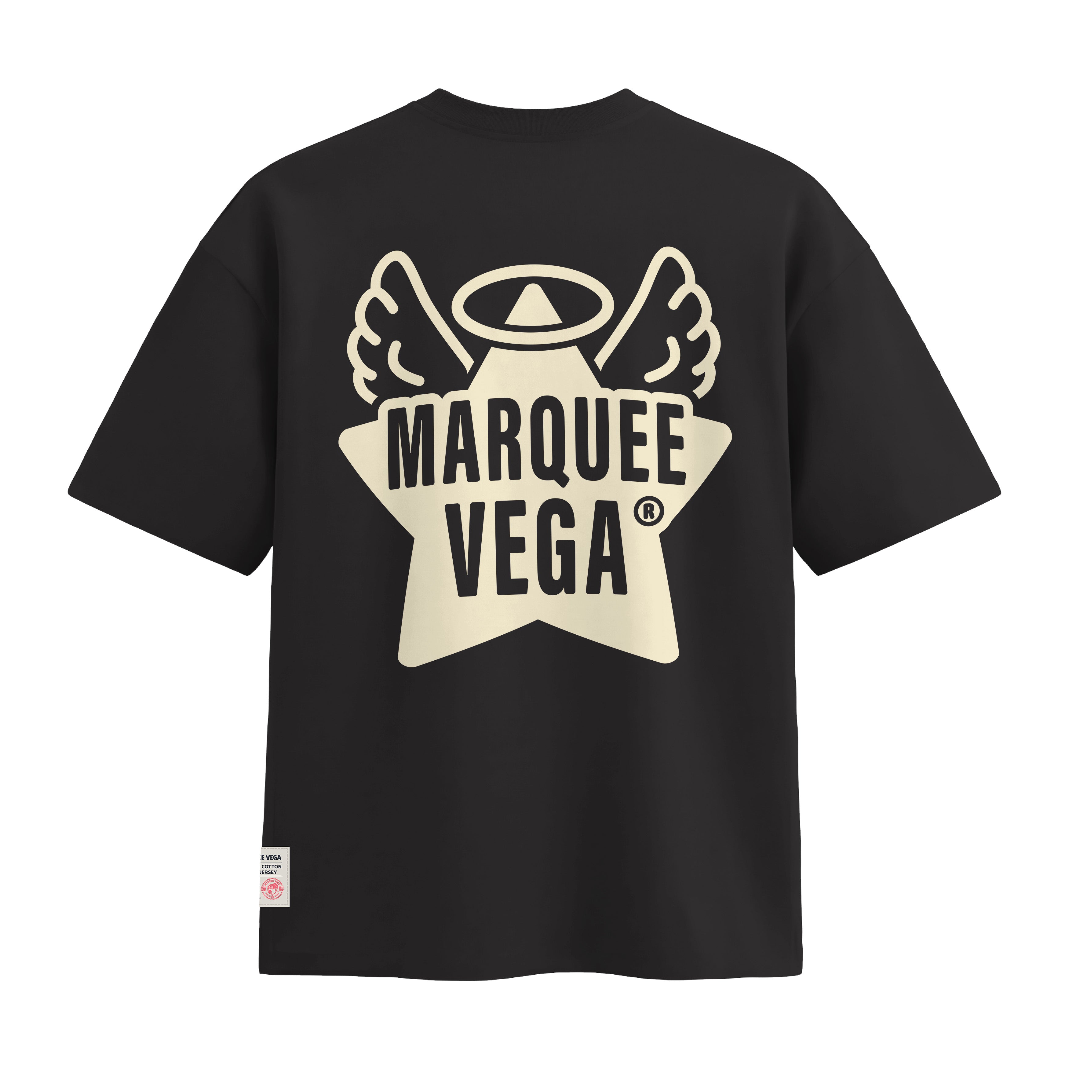 Angel Star Logo - Marquee Vega Graphic heavyweight loose fit graphic tee product image by Marquee Vega.
