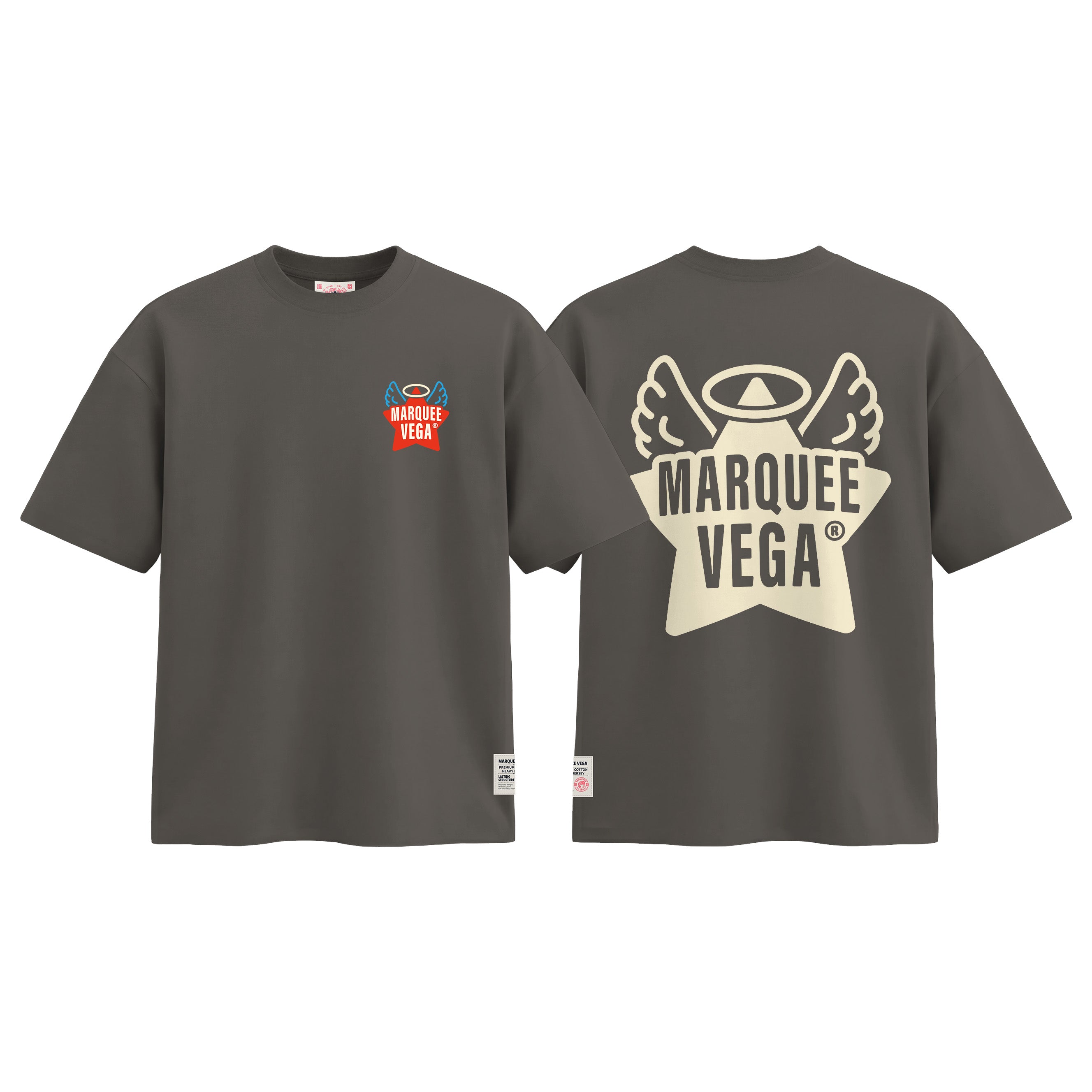 MVTUK20268402_T04 Angel Star Logo - Marquee Vega Graphic graphic tee colour image by Marquee Vega.
