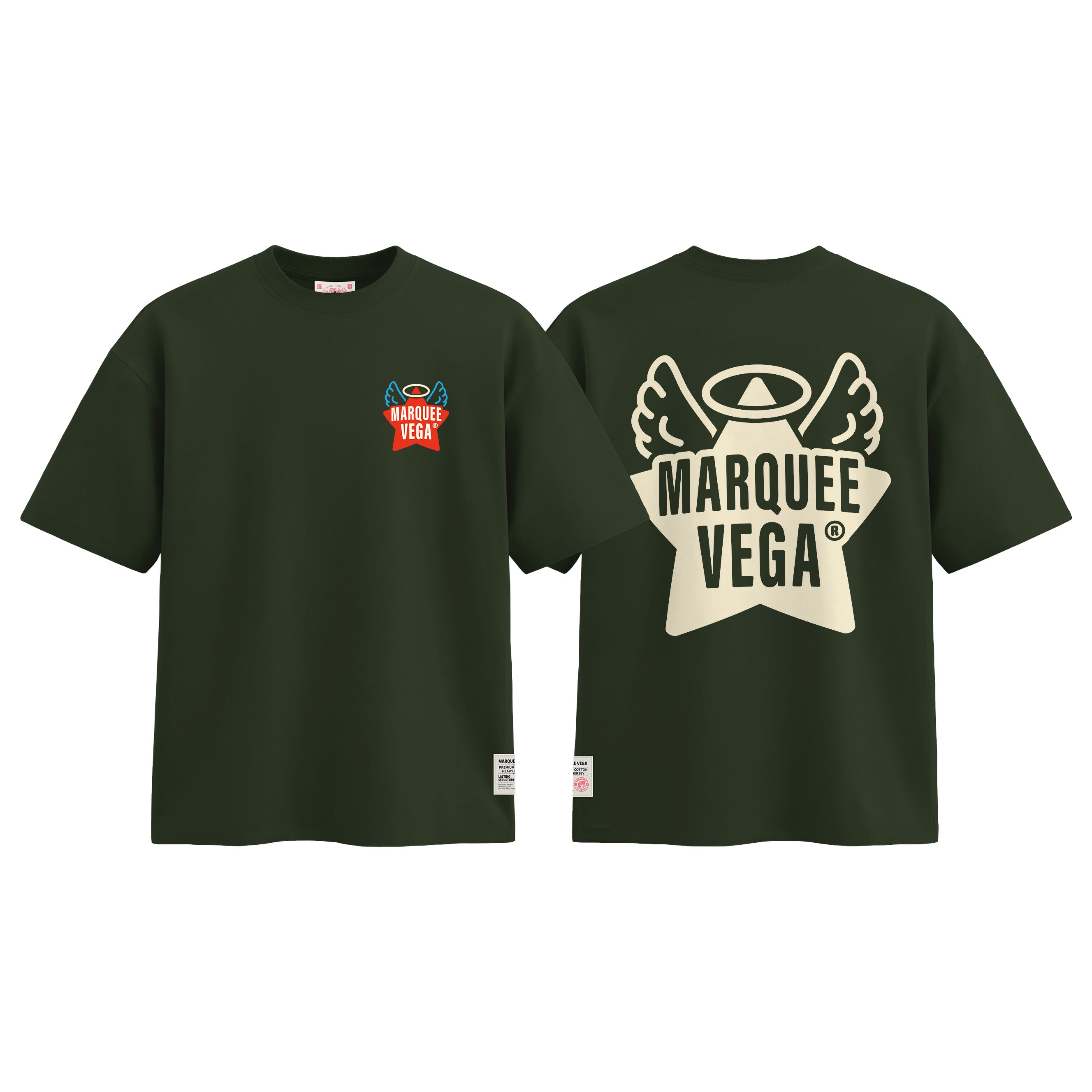 MVTUK20268402_T05 Angel Star Logo - Marquee Vega Graphic graphic tee colour image by Marquee Vega.