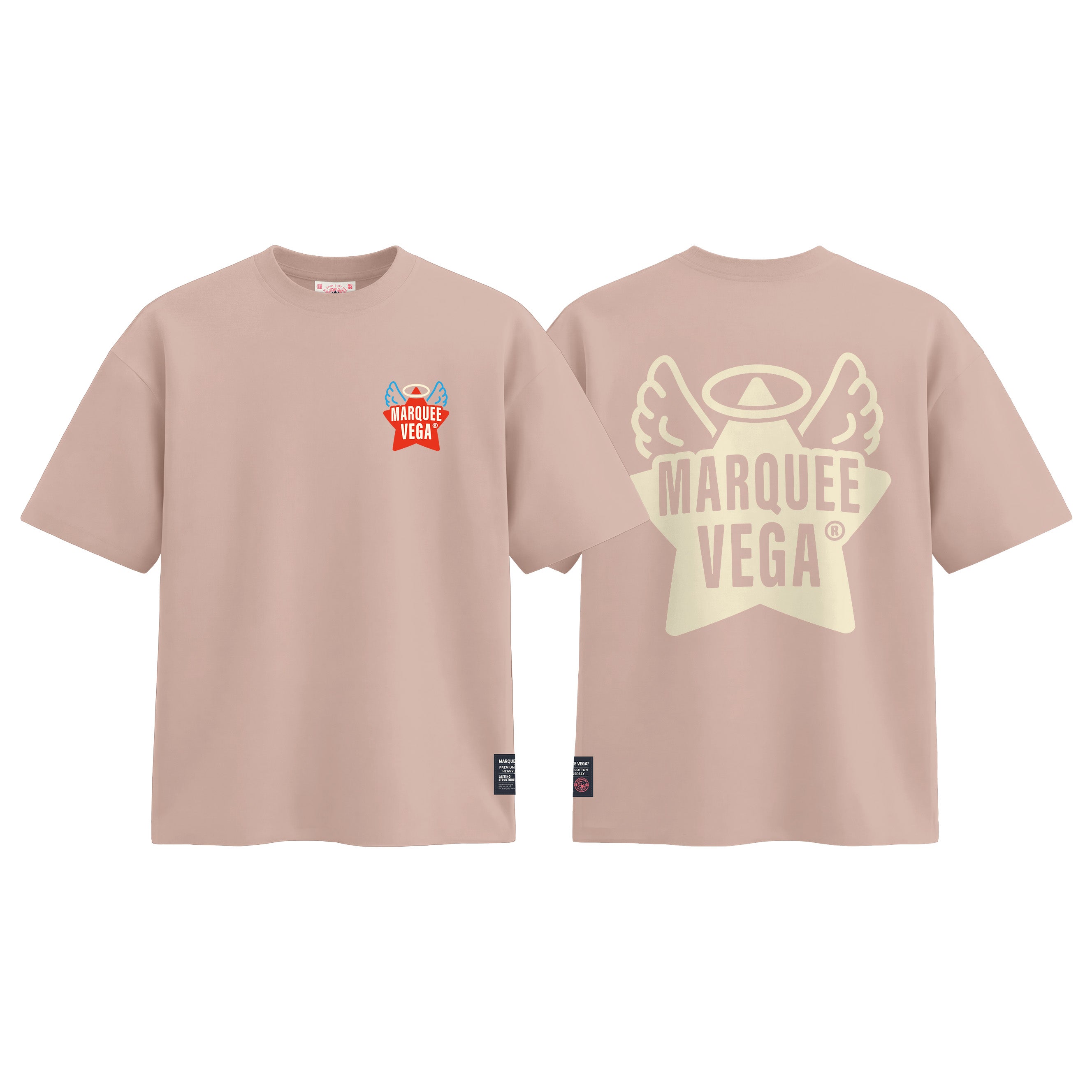 MVTUK20268402_T07 Angel Star Logo - Marquee Vega Graphic graphic tee colour image by Marquee Vega.