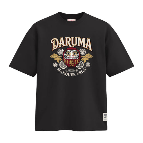 DARUMA - Lucky Japanese Doll heavyweight loose fit graphic tee product image by Marquee Vega.