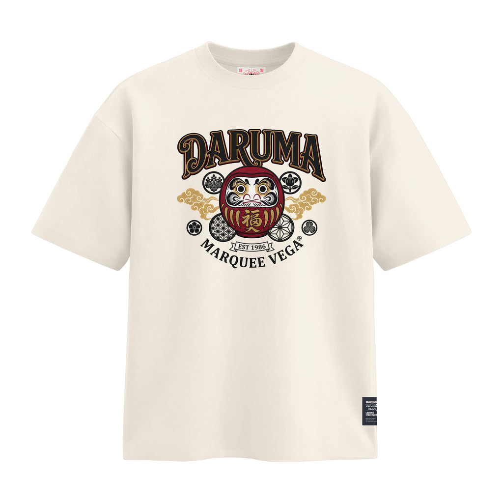 DARUMA - Lucky Japanese Doll heavyweight loose fit graphic tee product image by Marquee Vega.